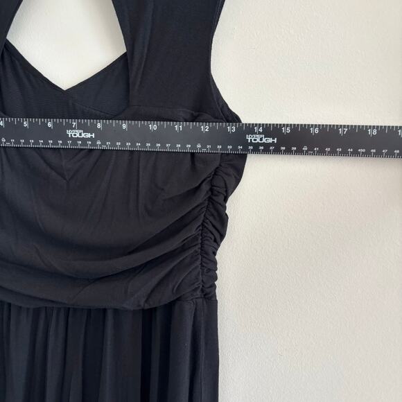 Anthropologie Moulinette Soeurs Molly Knit Jumpsuit Size Medium Black - Picture 5 of 11